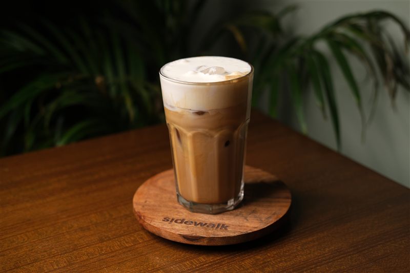Iced Brown Sugar Latte with Vanilla Cold Foam